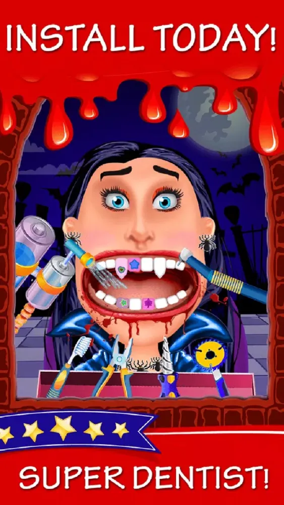 صور Tiny Vampire Dentist - Little Hair And Foot Doctor Office Kids Games 2