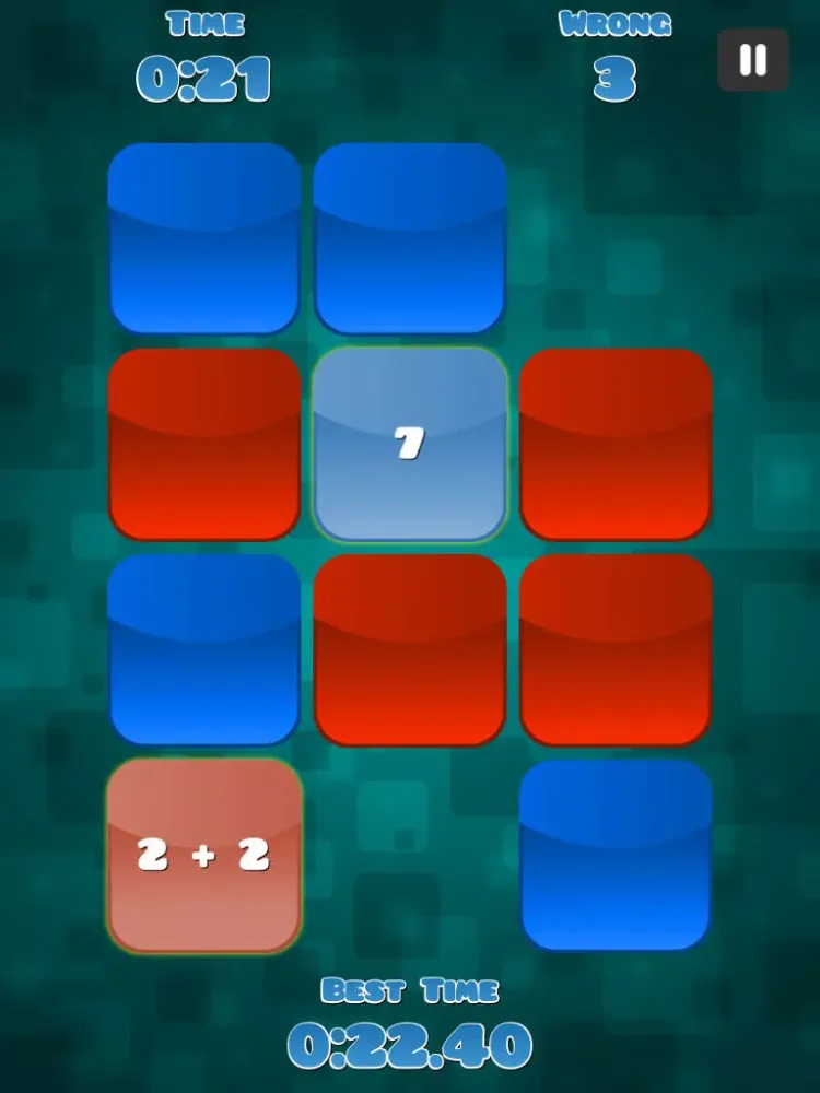 Memory Maths - Free iPad 应用截图