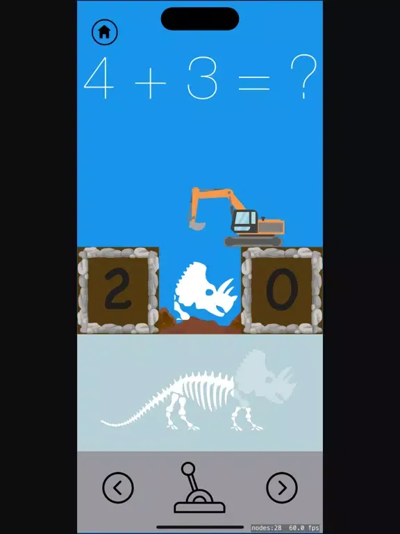 Dino Diggin' Math iPad  स्क्रीनशॉट