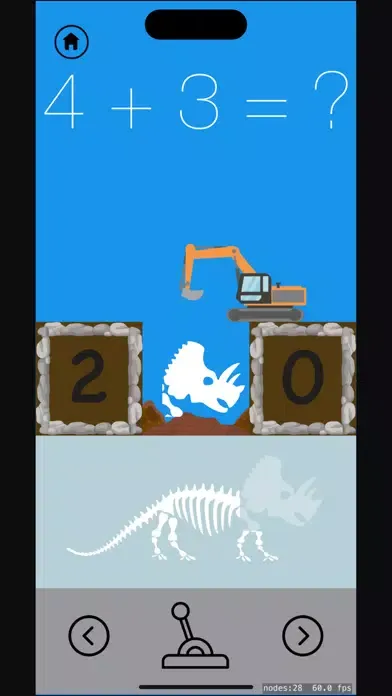 Dino Diggin' Math स्क्रीनशॉट