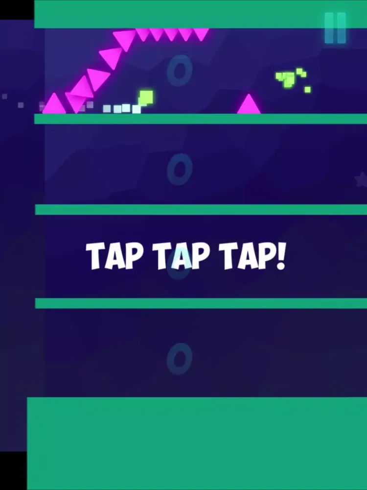 Capturas de tela do Neon Cube Return iPad 