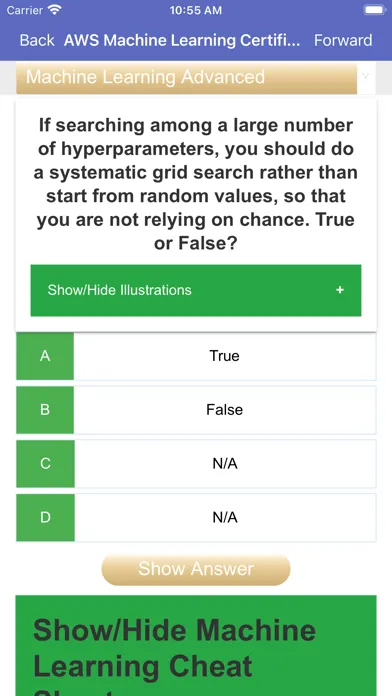 AWS Machine Learning Exam Prep স্ক্রিনশট
