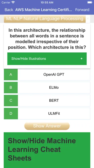 AWS Machine Learning Exam Prep স্ক্রিনশট