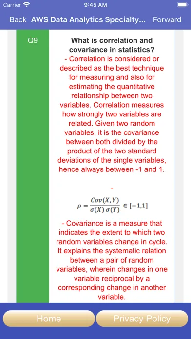 Screenshot di AWS Data Analytics Exam Prep