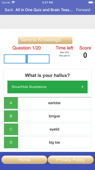 All Around Topics Quiz PRO应用截图