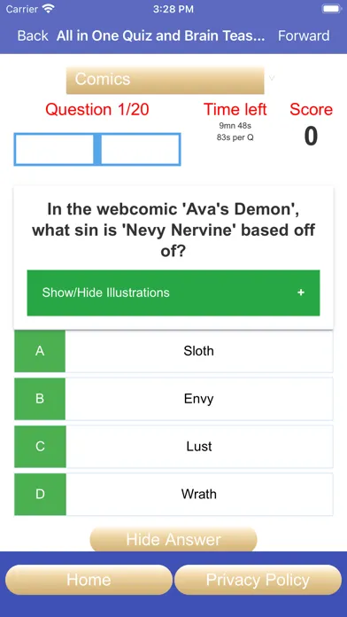 All Around Topics Quiz PRO应用截图