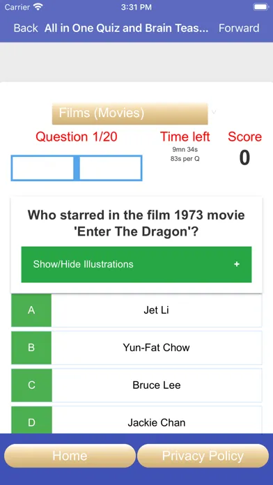 All Around Topics Quiz PRO应用截图