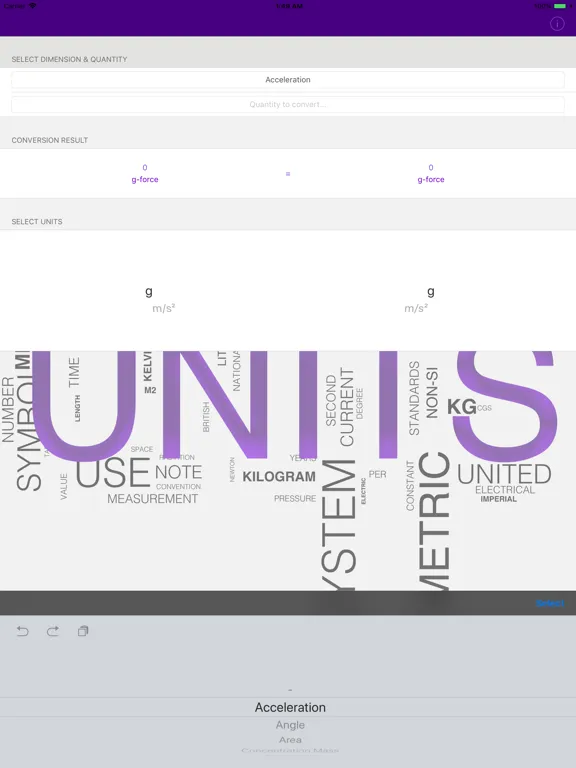 Units iPad  स्क्रीनशॉट