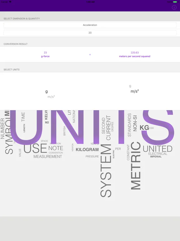 Units iPad  स्क्रीनशॉट