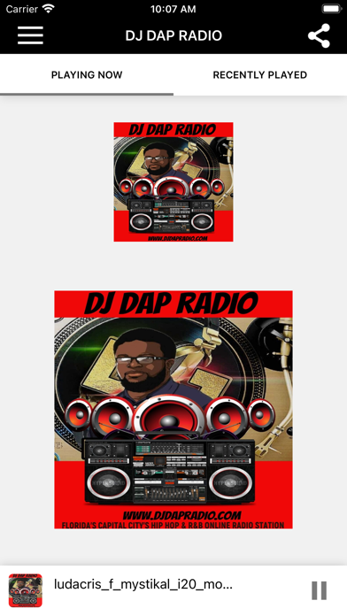 DJ DAP RADIO 스크린샷