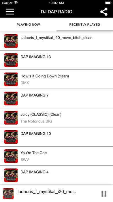 DJ DAP RADIO 스크린샷