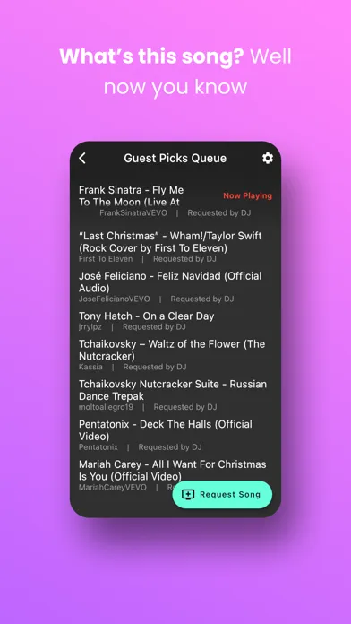 Tangkapan skrin DJFlame - Guest Companion App