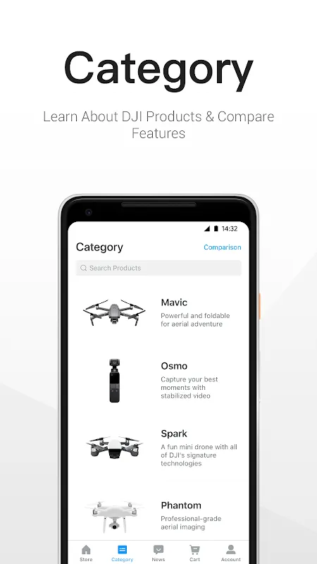 DJI Store Screenshots