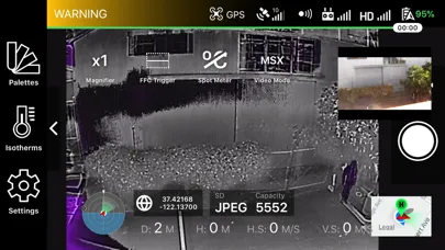 DJI XT Pro سکرین شاٹس