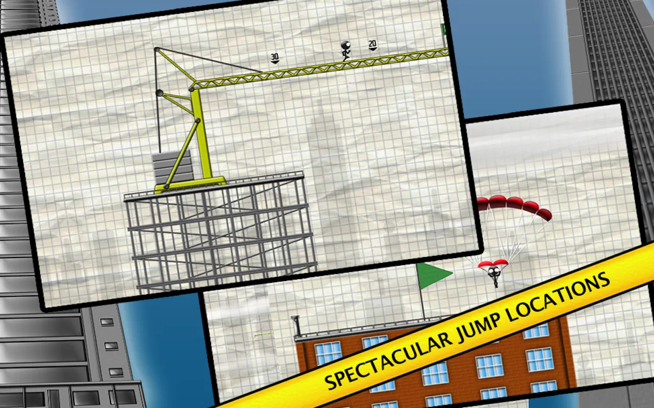 Capturas de pantalla de Stickman Base Jumper