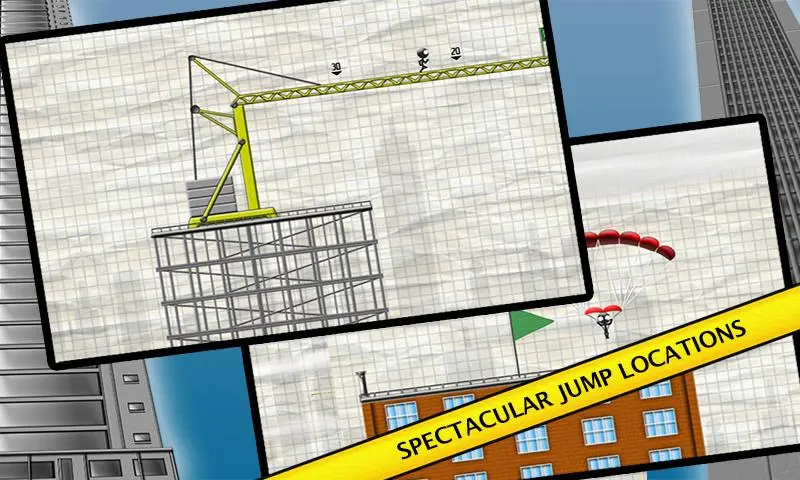 Capturas de pantalla de Stickman Base Jumper