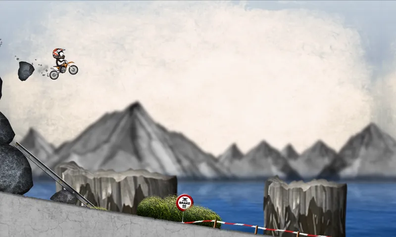 Stickman Downhill - Motocross Screenshots