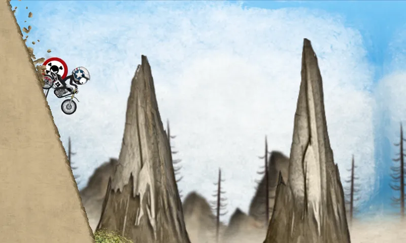 Stickman Downhill - Motocross Screenshots