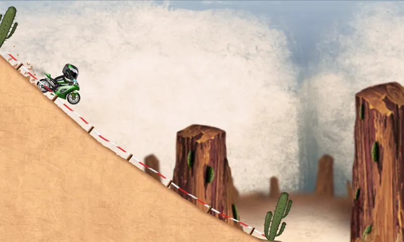 Stickman Downhill - Motocross Screenshots