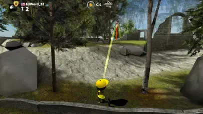 Tangkapan layar Stickman Disc Golf Battle