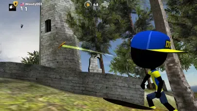 Tangkapan layar Stickman Disc Golf Battle