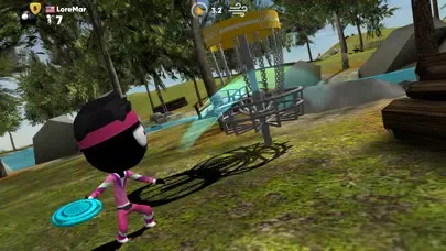 Tangkapan layar Stickman Disc Golf Battle