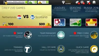 Stickman Soccer 2018应用截图