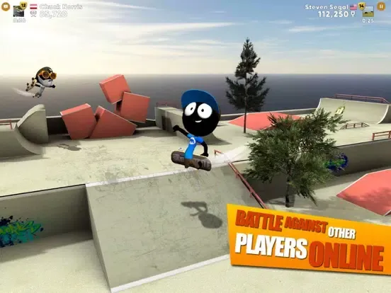 تصاویر Stickman Skate Battle iPad 