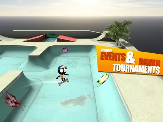 تصاویر Stickman Skate Battle iPad 