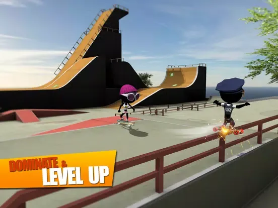 تصاویر Stickman Skate Battle iPad 