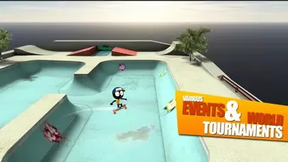 تصاویر Stickman Skate Battle