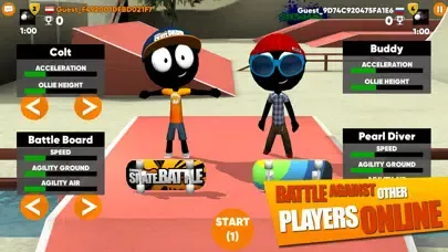 تصاویر Stickman Skate Battle