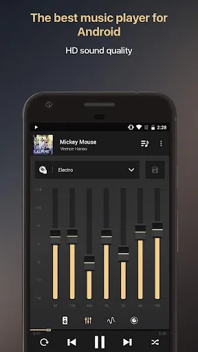 Capturas de tela do Equalizer music player booster
