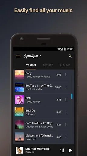 Capturas de tela do Equalizer music player booster