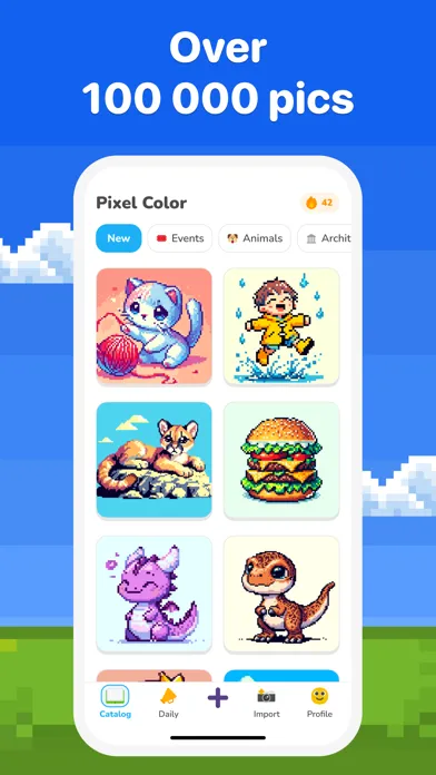 ภาพหน้าจอของ Pixel Color: Paint by Number