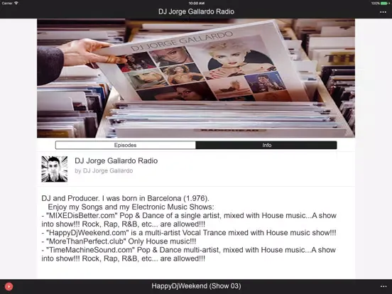 صور DJ Jorge Gallardo Radio iPad 