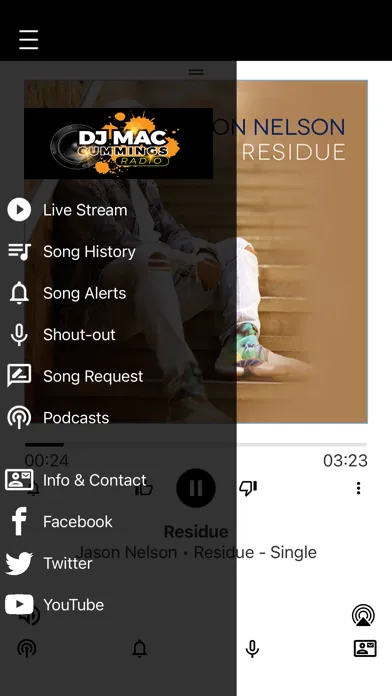 DJ Mac Cummings Radio Screenshots