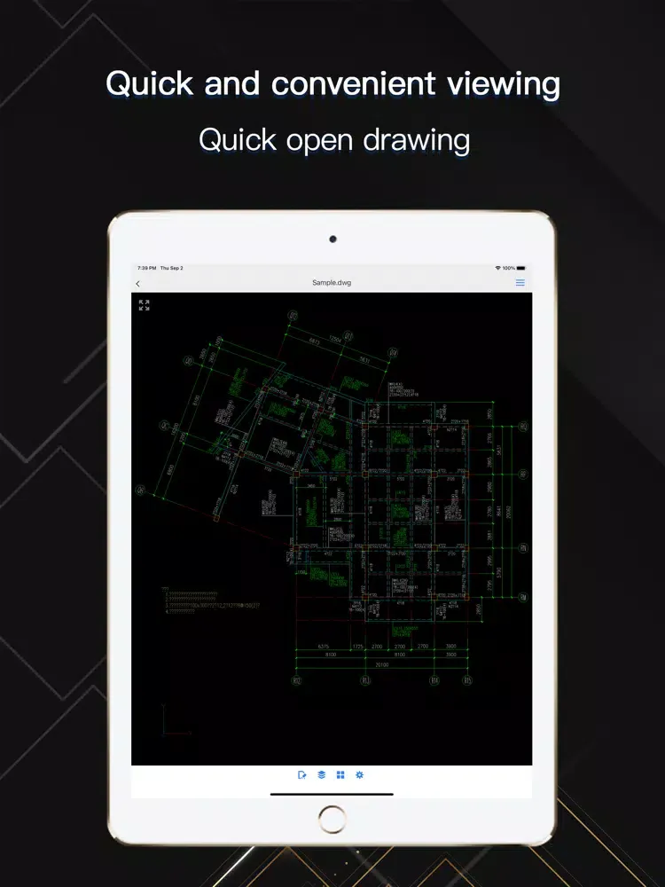 CAD Viewer iPad 应用截图