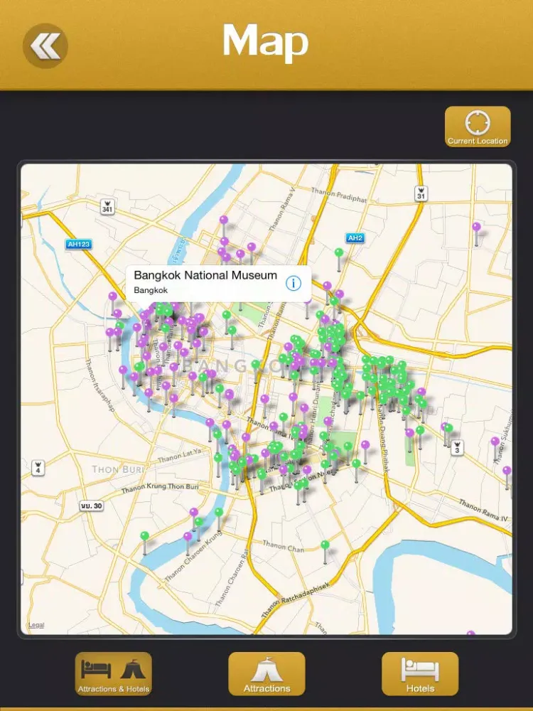 Скриншоты Bangkok City Travel Guide iPad 