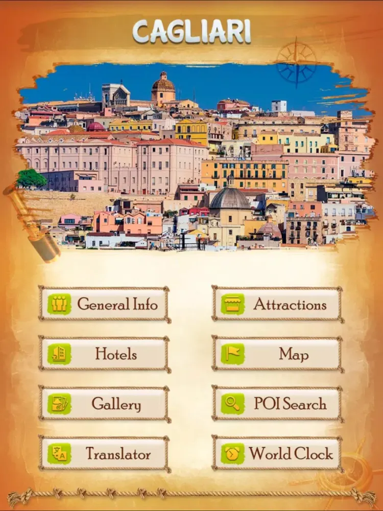 Cagliari Travel Guide iPad  سکرین شاٹس
