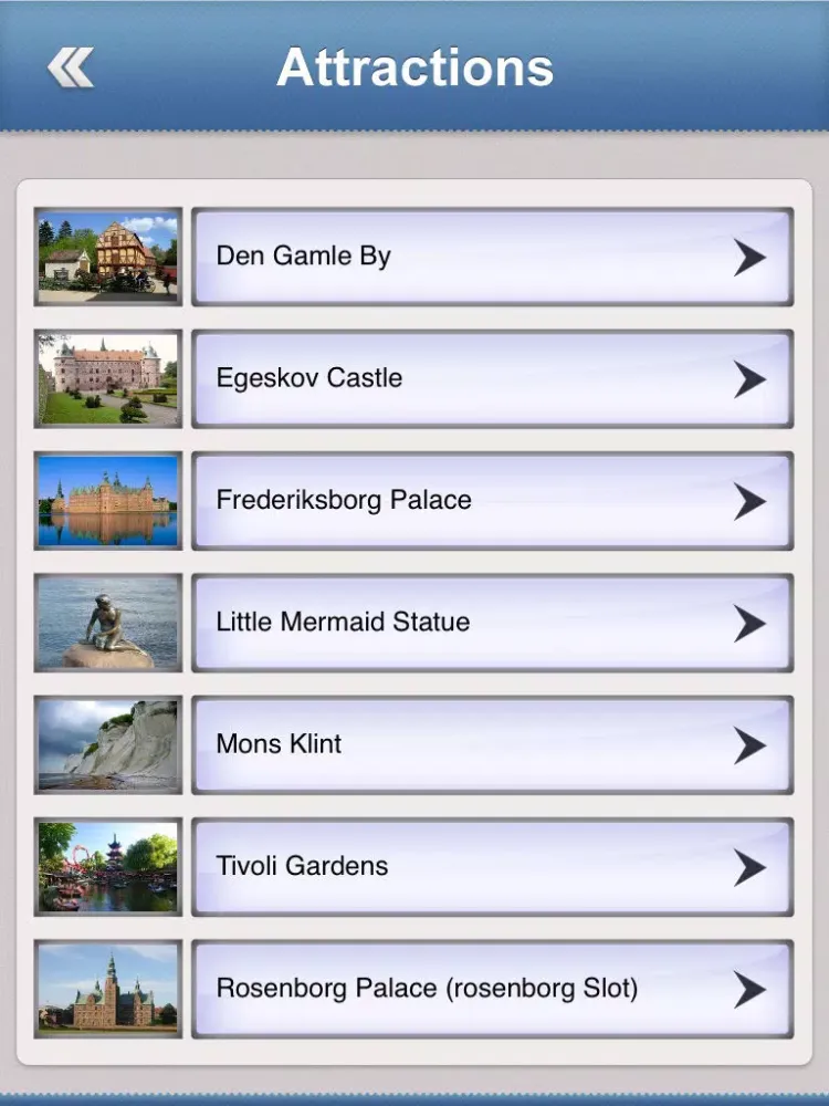 Denmark Offline Travel Guide iPad  スクリーンショット