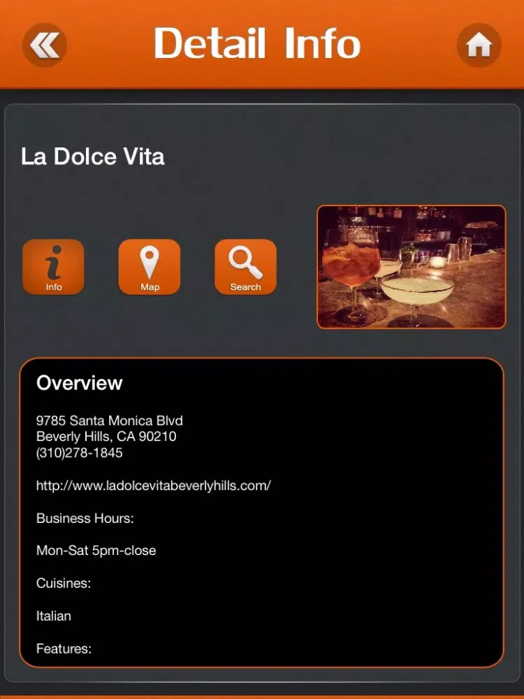 Best App for Drinking Made Easy Restaurants iPad  Screenshots