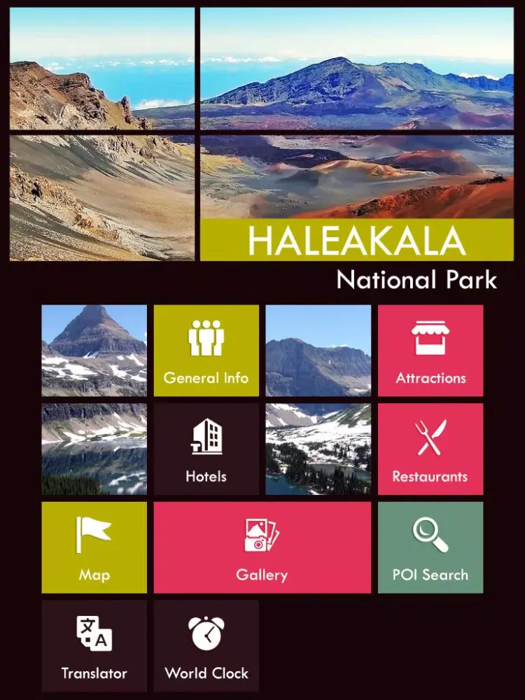 ภาพหน้าจอของ Haleakala National Park Tourism iPad 