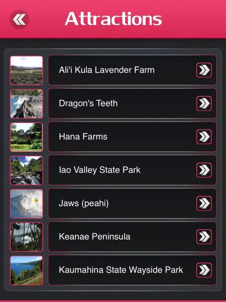 ภาพหน้าจอของ Haleakala National Park Tourism iPad 