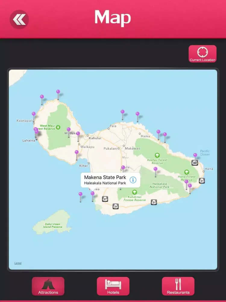 ภาพหน้าจอของ Haleakala National Park Tourism iPad 