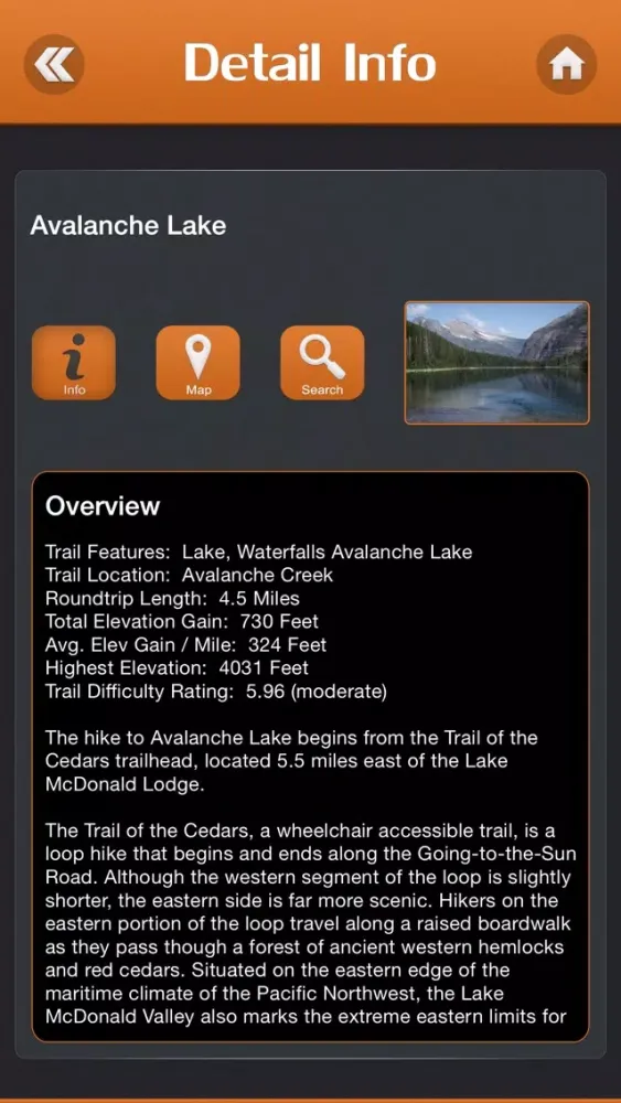 Hiking in Glacier National Park سکرین شاٹس