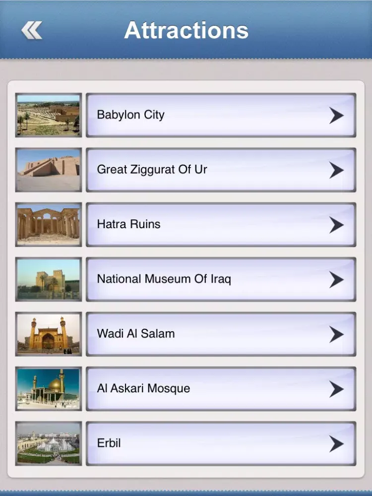 Capturas de pantalla de Iraq Essential Travel Guide iPad 