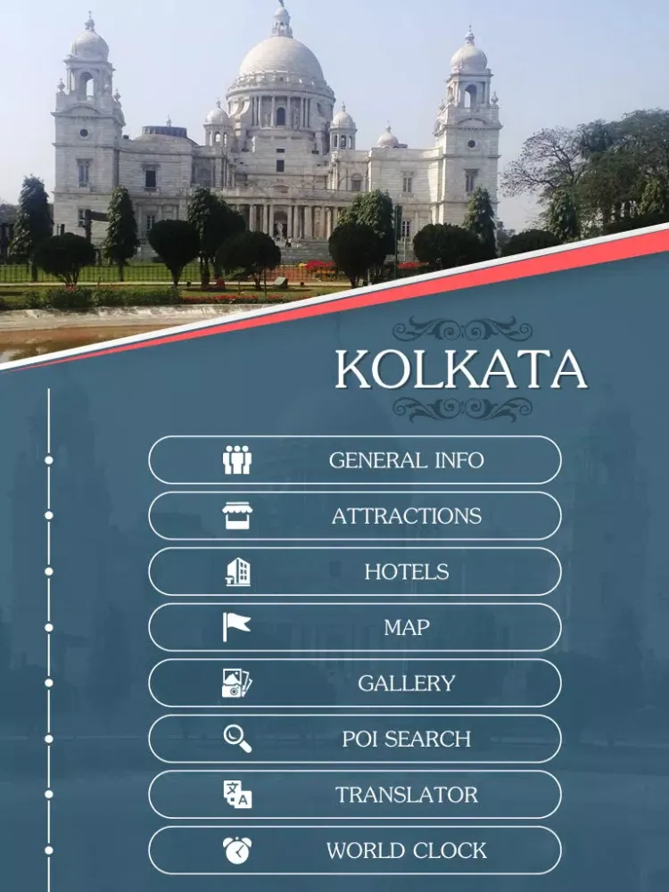 Kolkata Tourism Guide iPad  स्क्रीनशॉट