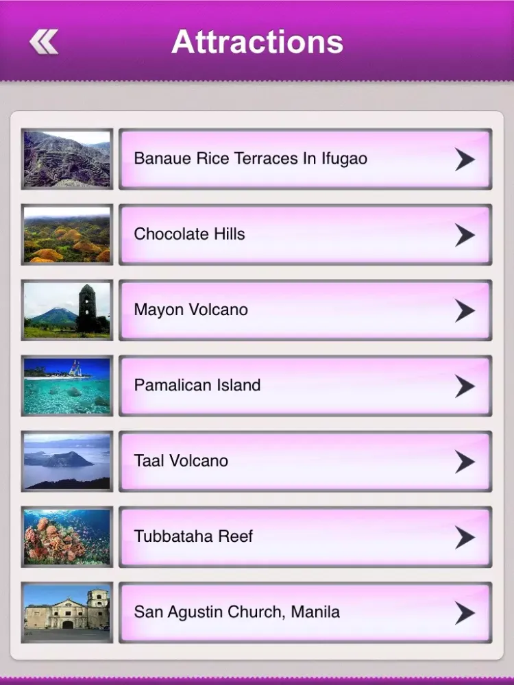 Philippines Tourist Guide iPad  スクリーンショット