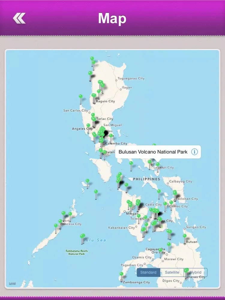 Philippines Tourist Guide iPad  スクリーンショット